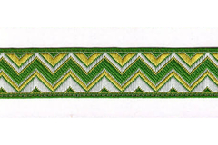 Тесьма жаккард, с1852, рис.9525, ш. 2,2 см