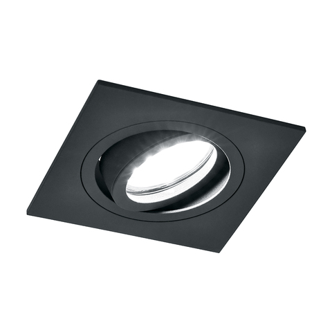 Светильник ИВО-50w G5.3 поворотный квадратный черный DL2801 40526 FERON