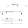 Gessi Mimi 31245#080 Душевая стойка с ручным душем, цвет: золото
