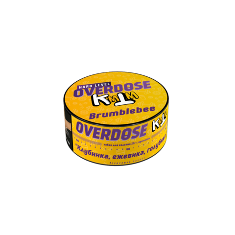 М. Табак для кальяна Overdose Клубника, ежевика, голубика, 25 г