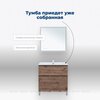 Aquanet 345680 Тумба с раковиной Алвита new 80 (Flat) напольная 2 ящ. цв.дуб веллингтон табак (345680)