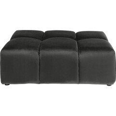 Пуф Belami Velvet Grey 105x70 см