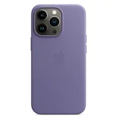 Кожаный чехол с поддержкой MagSafe Apple Leather Case для iPhone 13 Pro, Wisteria (Сиреневая глициния)