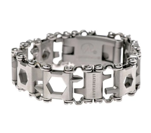 Мультитул-браслет Leatherman Tread LT Stainless Steel, узкий, 29 функций (832431) | Multitool-Leatherman.Ru