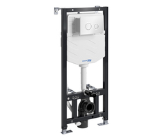 WasserKRAFT Aller 10TLT.010.ME.WH01 Инсталляция для унитаза с клавишей, цвет: белый фото