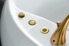 BelBagno BB30-1550 Отдельностоящая акриловая ванна с возможностью установки смесителя на борт ванны, 155x155, цвет: белый