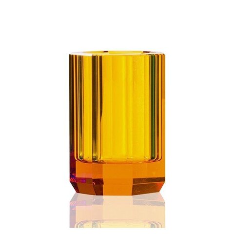Decor Walther Kristall 0923981 Стакан, цвет: жёлтый