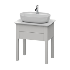 Duravit Luv LU956003939 База напольная, 743x688x450, 1 выдв.ящик, цвет скандинавско белый шелковисто-матовый фото