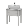 Duravit Luv LU956003939 База напольная, 743x688x450, 1 выдв.ящик, цвет скандинавско белый шелковисто-матовый