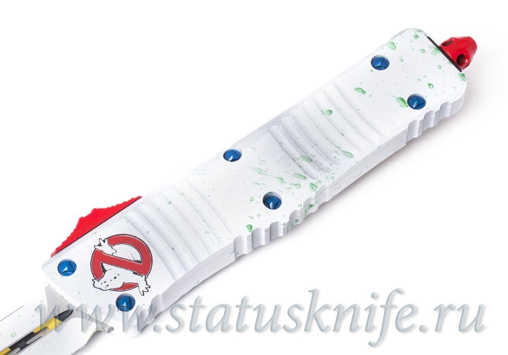 Нож Microtech Combat Troodon 142-1GBS Ghostbuster Slime White