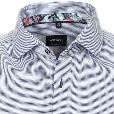 Сорочка Venti Modern Fit 123824800-100 стилизованные полоски
