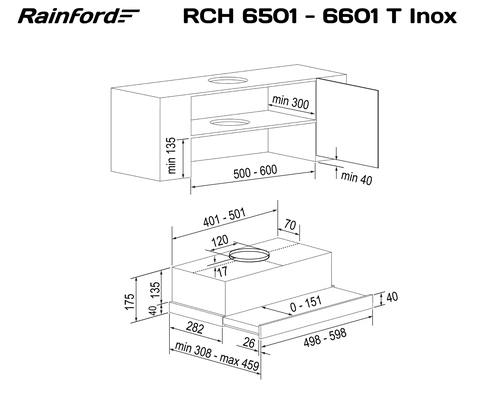 RAINFORD RCH-6501Т Inox