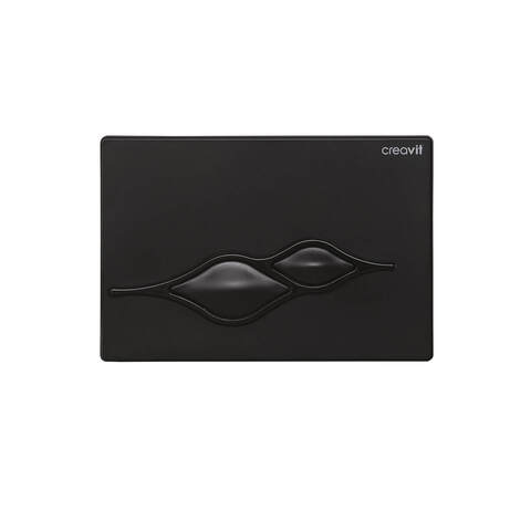 Creavit Ufo GP1002.01 Кнопка для инсталляции, цвет: чёрный