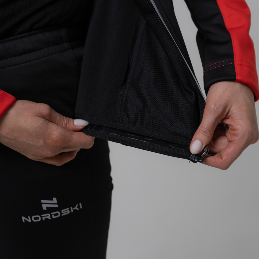 Женский утепленный лыжный костюм Nordski Active Base red - 6