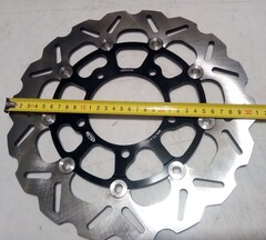 Передние тормозные диски ARASHI для Suzuki GSX-R 600/750 06-07, GSX-R 1000 05-08 / черные