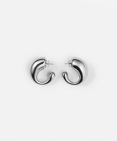 Серьги Pistil Hoops Silver