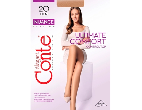 Колготки женские 20 Den Nuance, р.4 Bronz Conte