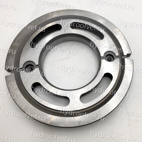 Фото A4VG125 VALVE PLATE R 4 HOLES - Распределитель правый с 4-мя отверстиям (d117x54 h14,2 мм) для насоса A4VG125