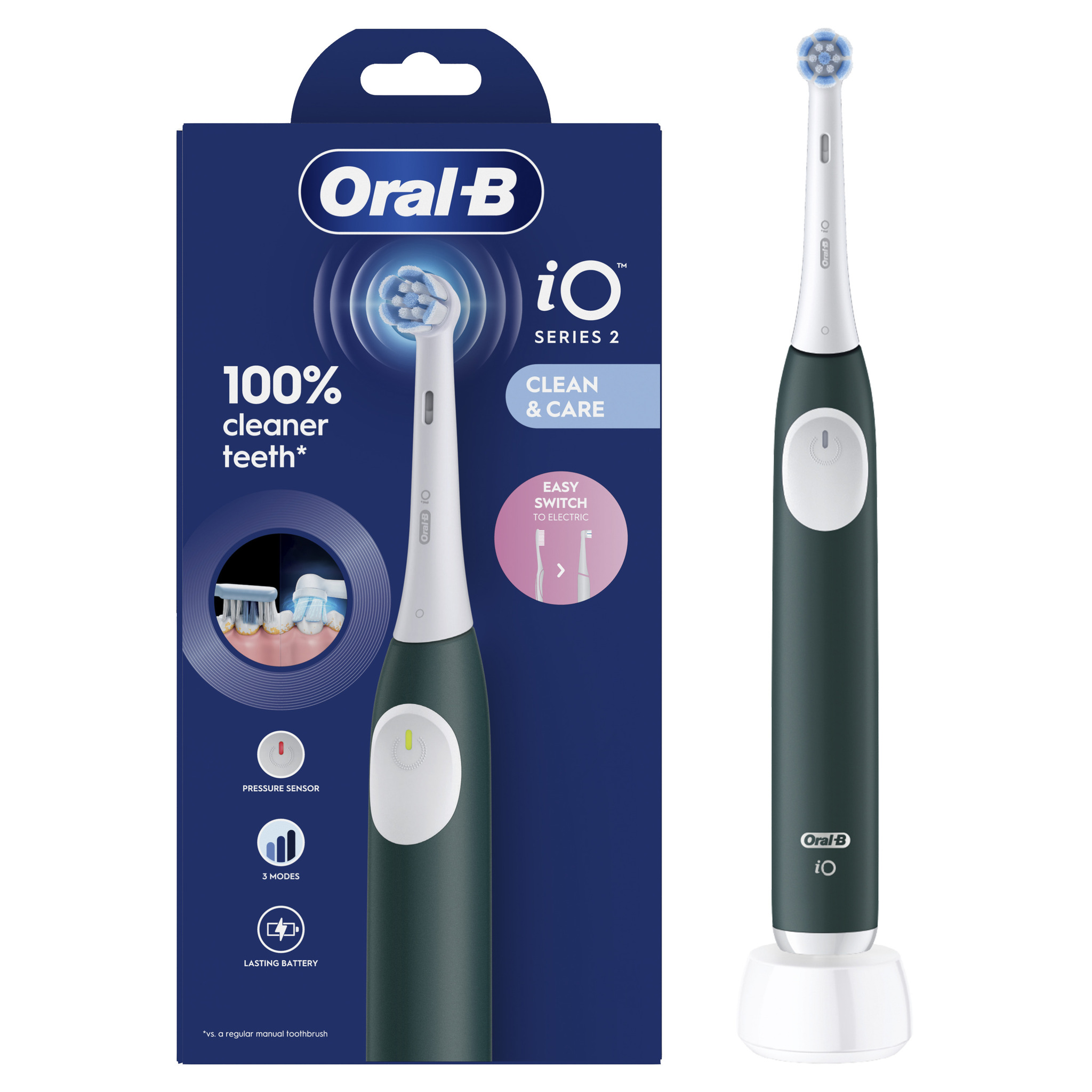 Электрическая зубная щётка Oral-B iO Series 2 Dark Green
