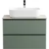 BelBagno KRAFT-700-2C-SO-VO База под раковину подвесная с фрезерованными ручками по всей длине фасада с двумя выкатн. ящ., Еловый Мат., 700x455x500