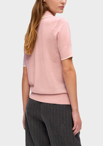 Джемпер-поло KARL LAGERFELD Essential Merino Wool Polo