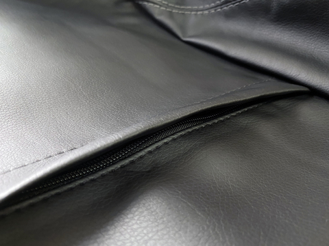 Чехлы Фольксваген Поло (2020-2024) и Шкода Рапид (2012-2024) - экокожа, черный - фото 7