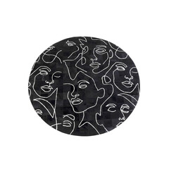 Ковер Art Faces Ø250 см