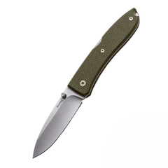 Фото Нож складной Lionsteel Big Opera, сталь D2, рукоять G-10, зеленый