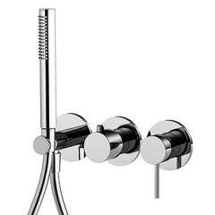 Fima | Carlo Frattini Spillo Up F3049WX8CS Смеситель для душа, 2 потока с гарнитуром, Brushed black chrome фото