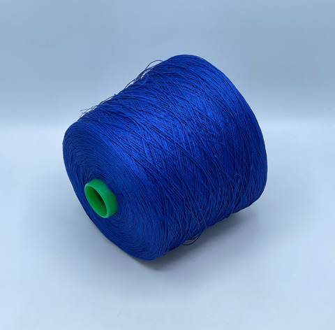 Бобинная пряжа, Frescolino, 500м, 100%Лен, Ярко-синий, 39809