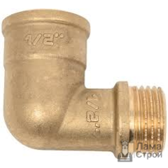 Уголок 90° вн нар 1/2″ 1/2″ латунь