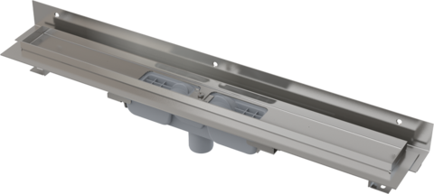 Alcaplast APZ1104-950 Водоотводящий желоб для перфорированной решетки с регулируемым краем к стене