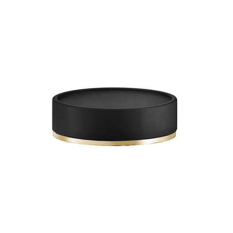 Gessi Inciso 58526#246 Мыльница настольная, цвет: черный/золото