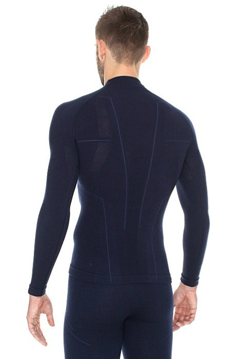 Brubeck Wool Merino мужской комплект термобелья синий - 4