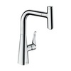Hansgrohe Metris Select M71 73802800 Смеситель для кухни с выдвижным изливом и лейкой
