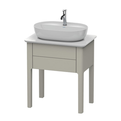 Duravit Luv LU956006060 База напольная, 743x688x450, 1 выдв.ящик, цвет серо-коричневый шелковисто-матовый фото