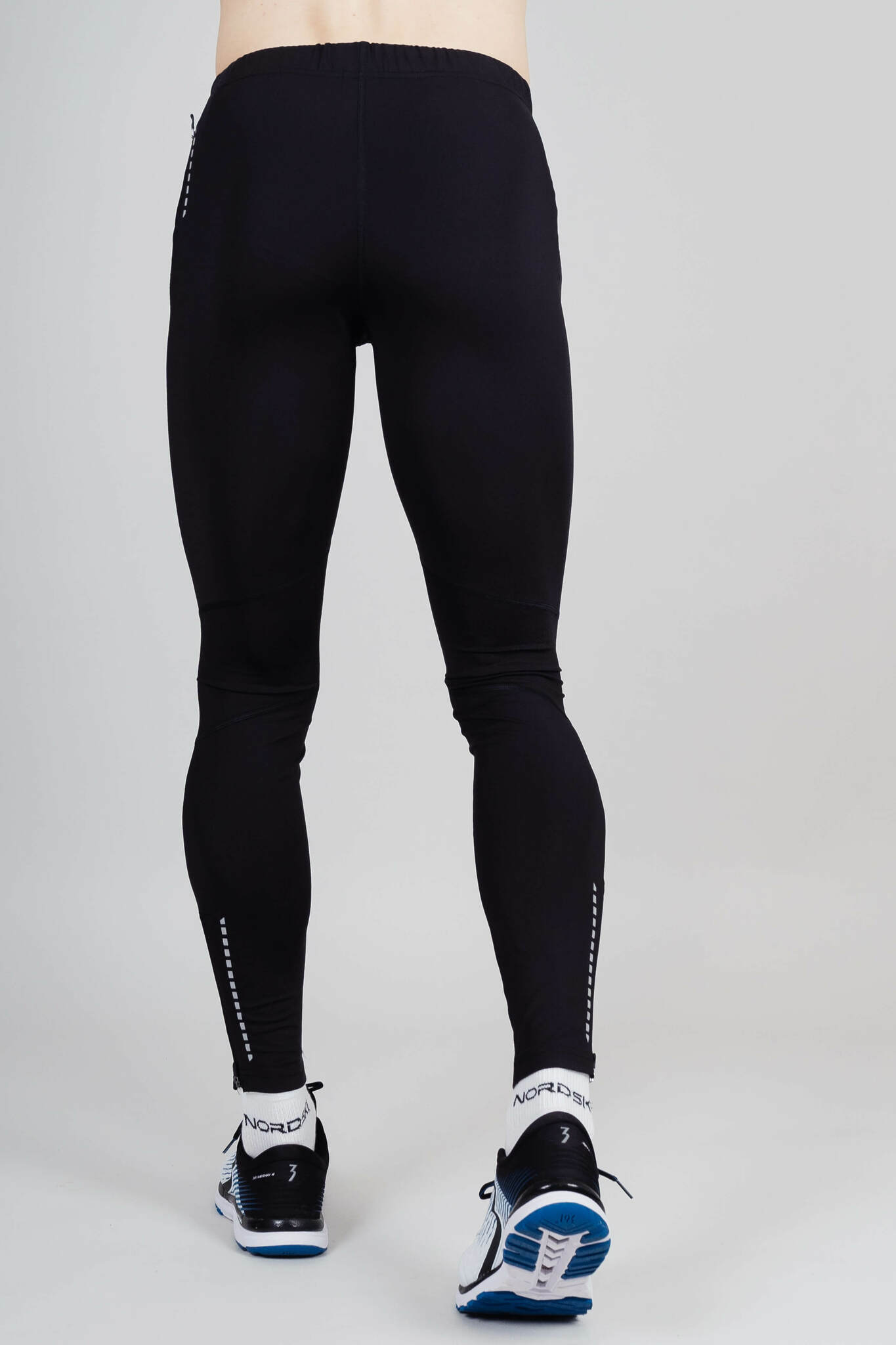 Мужские тренировочные лосины Nordski Pro total black - 2