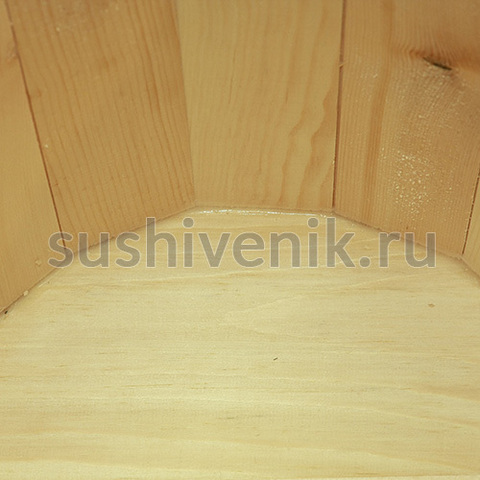 Запарник из кедра с крышкой, 20 л - 6