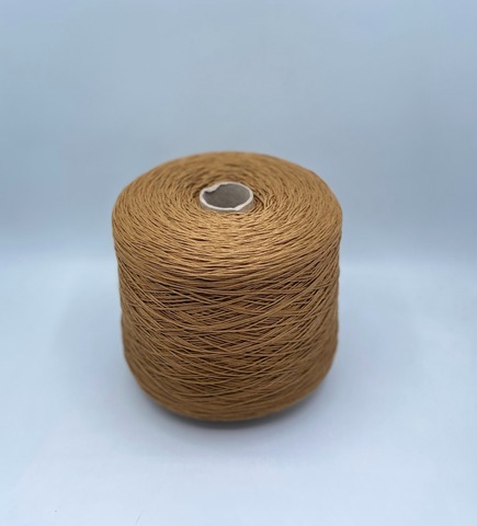 Бобинная пряжа (пр.Италия), art.Cotone, 350м/100 гр. 100%Хлопок, цвет-Ореховое пралине , арт.34795
