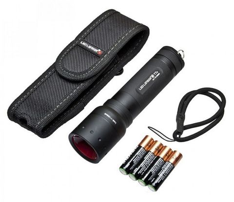 Фонарь ручной Led Lenser T7.2 черный лам.: светодиод  AAAx4 (9807)