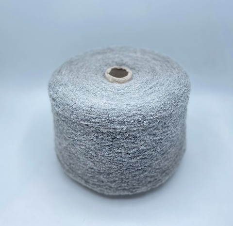 Cofil (пр.Италия),art-Lama 400м/100гр,Меринос/Альпака/Полиамид, цвет Серый на черной основе арт.28134