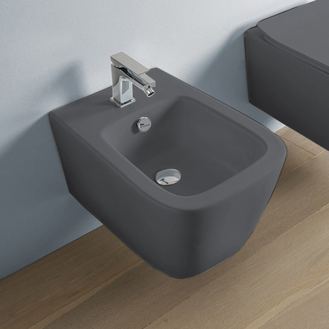 ArtCeram A16 ASB001 37 00 Биде подвесное, цвет: серый