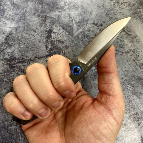 Складной нож Kershaw HIGHBALL 7010, сталь D2, рукоять нерж.сталь