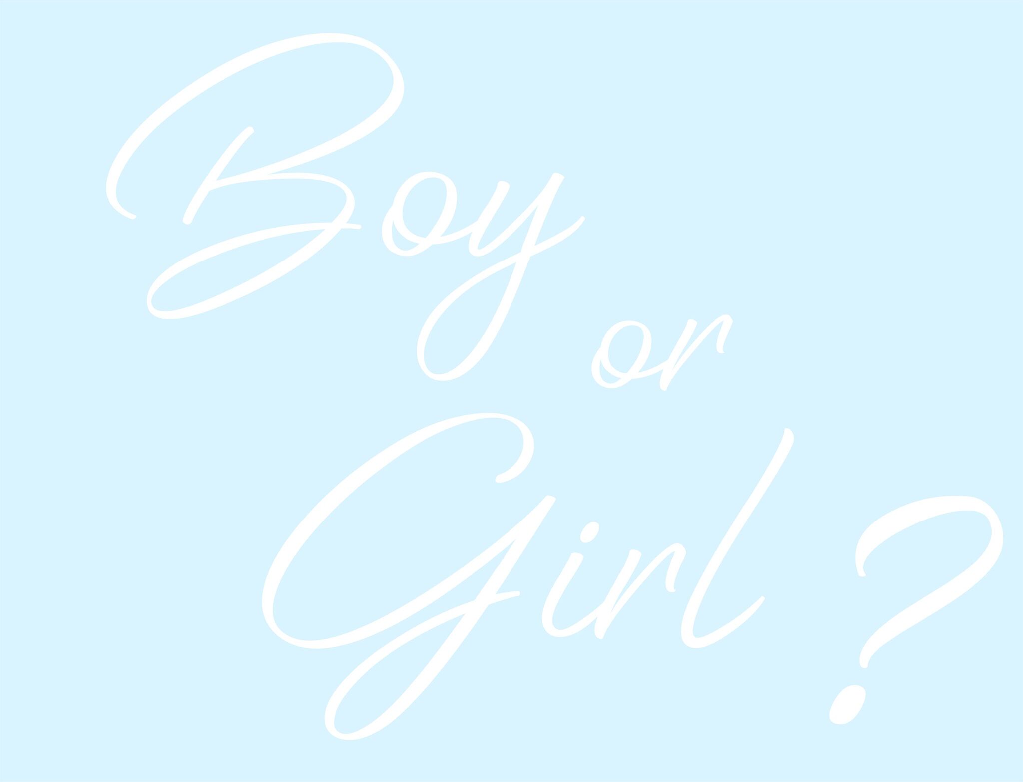 Наклейка на шар, Boy or Girl, , Белый, 18*22,5 см, 1 шт.