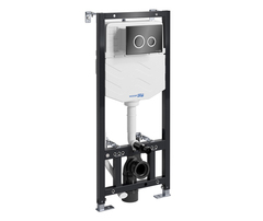 WasserKRAFT Aller 10TLT.010.ME.PB01 Инсталляция для унитаза с клавишей, цвет: чёрный фото