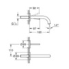 GROHE Atrio 19287DC3 Смеситель для раковины встраиваемый