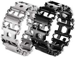 Мультитул-браслет Leatherman Tread Steel представлен в стальном и чёрном цветах | Multitool-Leatherman.Ru