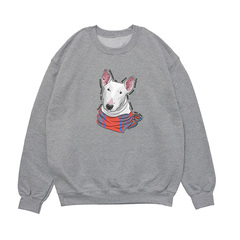 Свитшот "Бультерьер любит тебя больше себя"