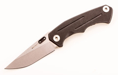 Фото Складной нож Crusader Black, сталь 14C28N, рукоять нержавеющая сталь