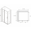 Abber Sonnenstrand AG04100MS-S100M Душевой уголок, 100x100x195, цвет: хром